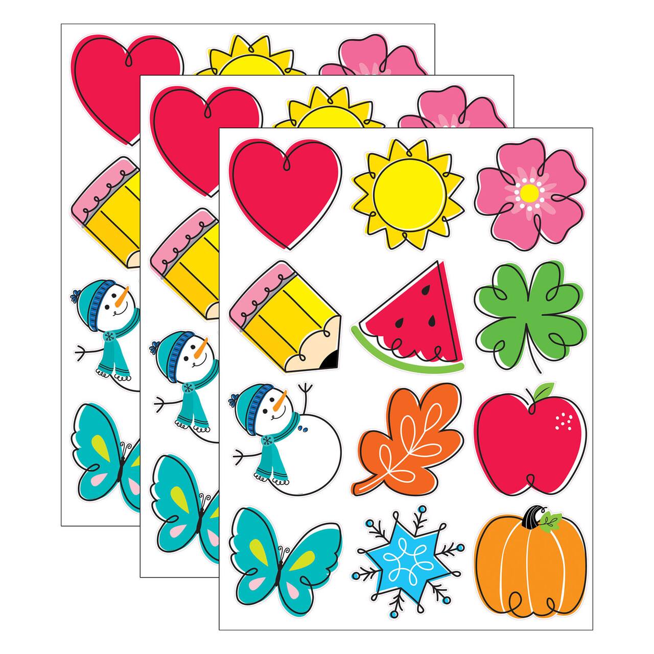 Creative Teaching Press® Seasonal Accents 10" Designer Cut-Outs Set